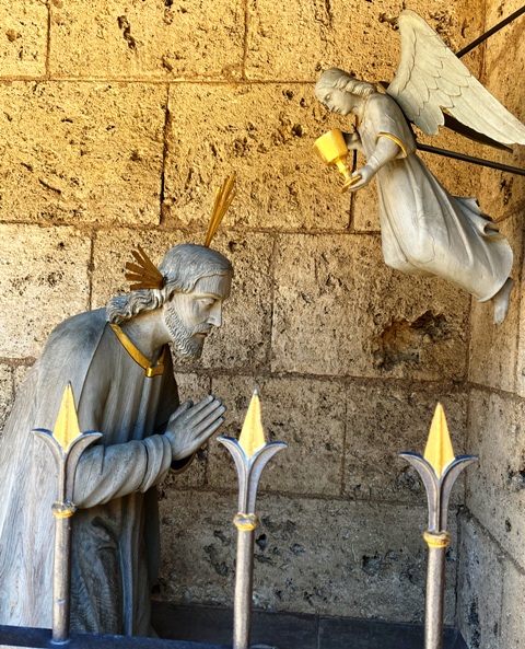 Spaichingen, lberggruppe in einer Nische der Stadtpfarrkirche