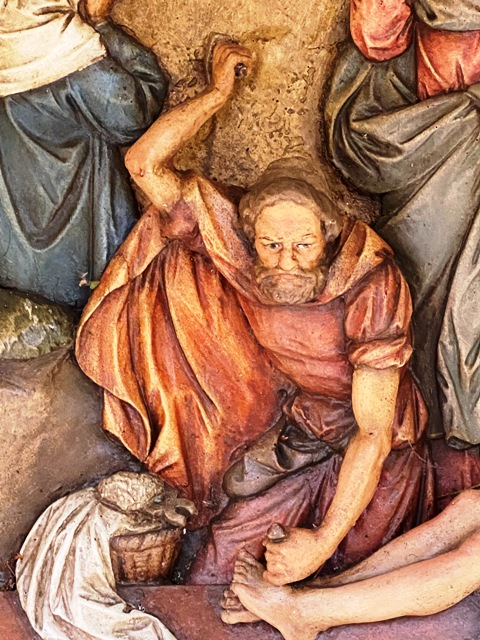 Kreuzweg Ummendorf, Station 11 , Detail