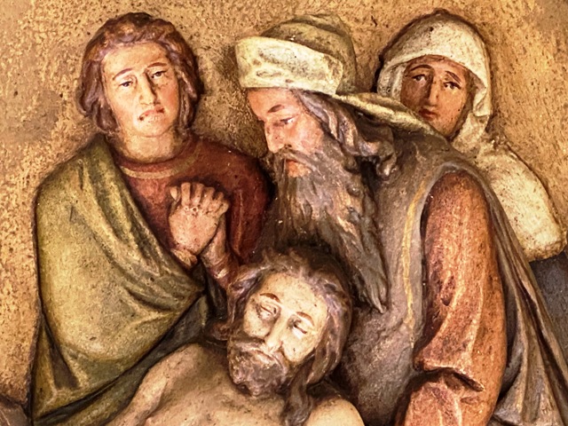 Kreuzweg Ummendorf, Station 14 , Detail
