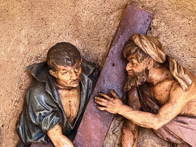 Kreuzweg Ummendorf, Station 9 , Detail