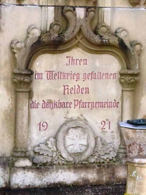 Unterschwarzach, Detail