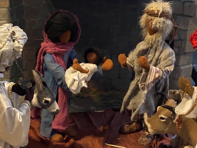 Weihnachtskrippe in der Pfarrkirche St. Peter Bad Waldsee