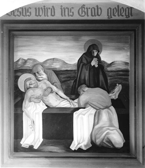 Station 14 Jesus wird ins Grab gelegt, nicht mehr vorhanden