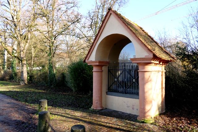 Christus an der Saul, Bildstock beim Mnster
