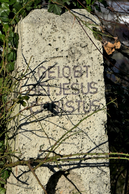 Weissenau, Feldkreuz im Gebsch