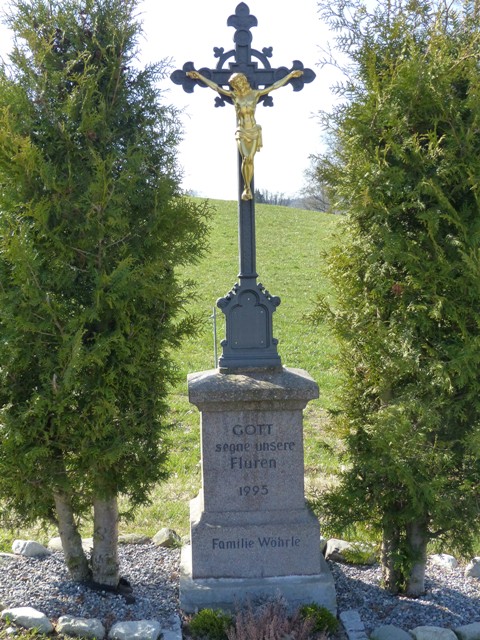 Wegkreuz, Richtung Neckenfurt