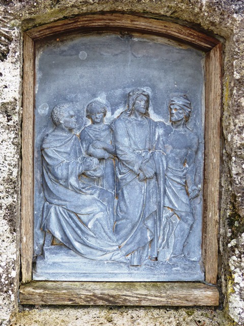 Kreuzweg zur Loretokapelle, Station 1, Verurteilung