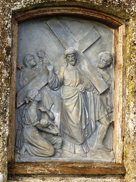 Kreuzweg zur Loretokapelle, Station 8, Jesus begegnet den weinenden Frauen