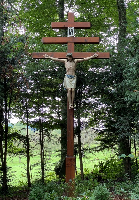 Wolketsweiler, Andachtssttte, groes Kreuz