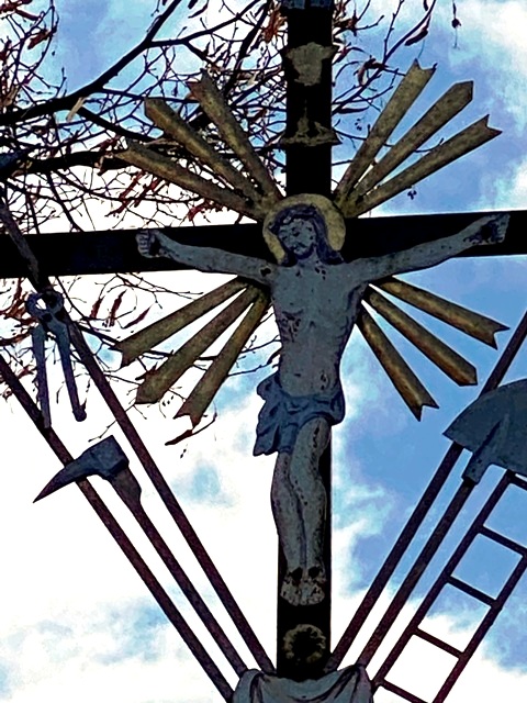 Bad Wurzach, Arma-Christi-Kreuz bei der Siechenlinde