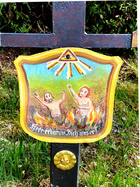 Arma-Christi-Kreuz an neuem Standort