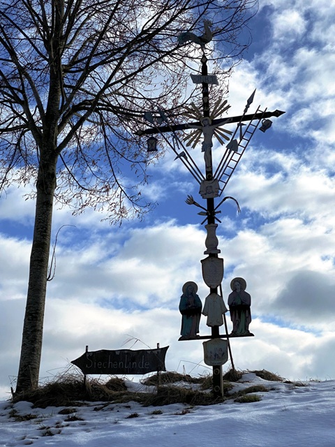 Wurzach, Arma-Christi-Kreuz bei der Siechenlinde